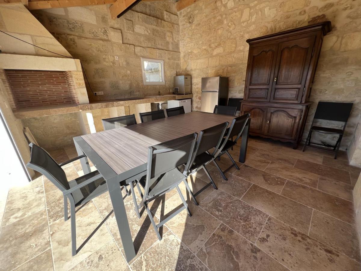 Gite Avec Piscine, Chateau De Lescours, St-Emilion Saint-Sulpice-de-Faleyrens Dış mekan fotoğraf