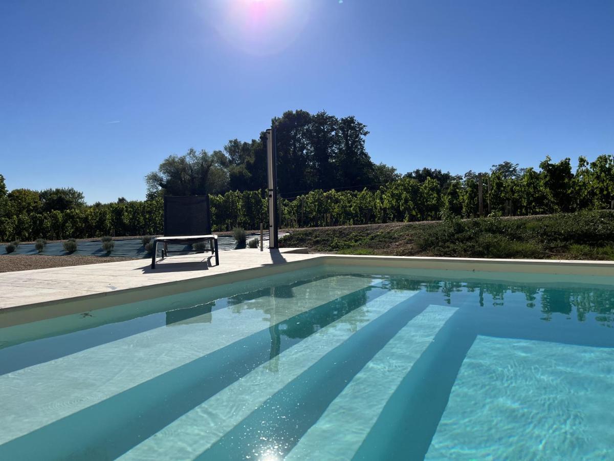 Gite Avec Piscine, Chateau De Lescours, St-Emilion Saint-Sulpice-de-Faleyrens Dış mekan fotoğraf