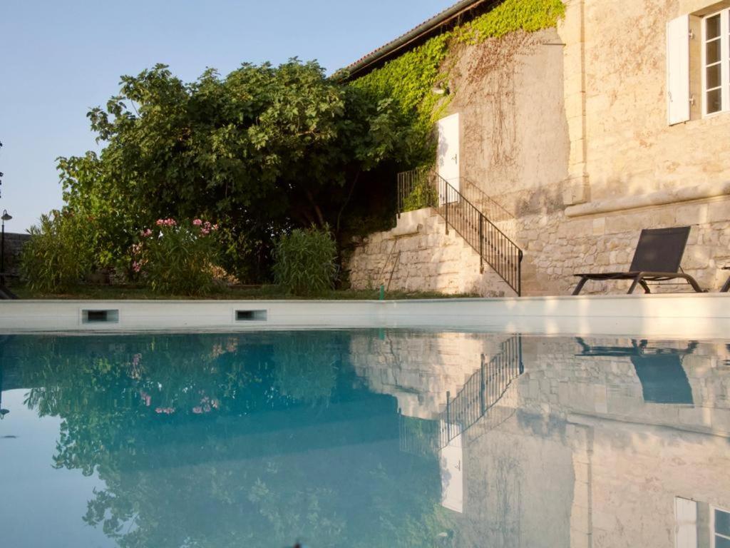 Gite Avec Piscine, Chateau De Lescours, St-Emilion Saint-Sulpice-de-Faleyrens Dış mekan fotoğraf